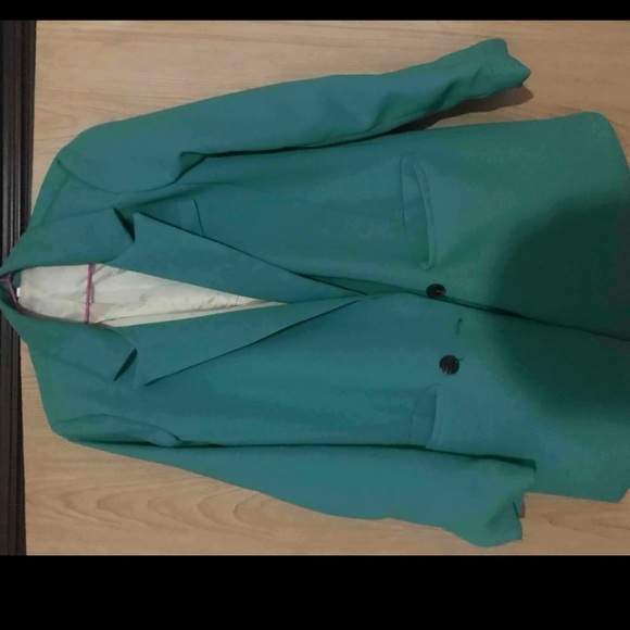 Green boyfriend blazer - Picture 2 of 3